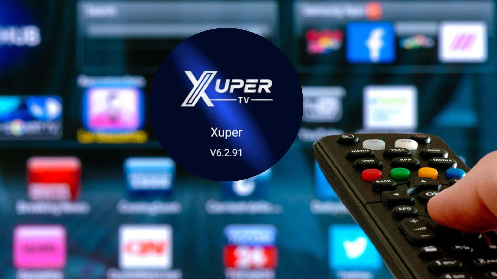 Xuper TV Branding Footer